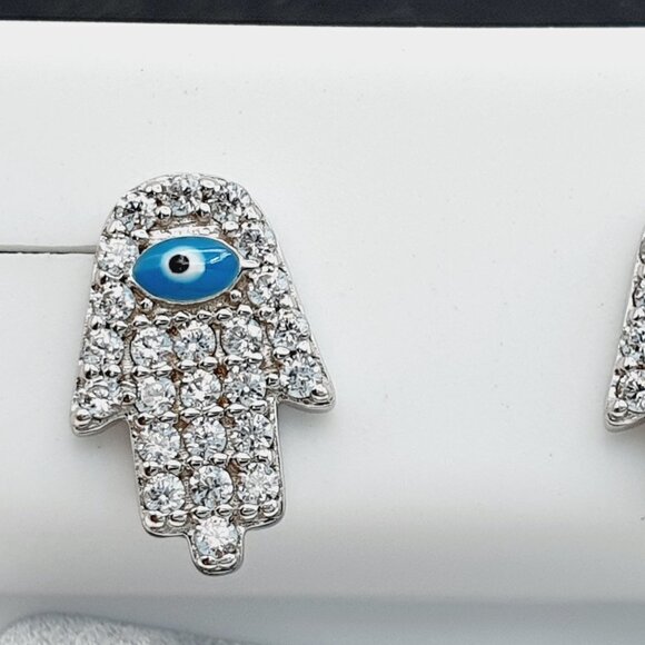 "925 sterling silver luxury CZ earrings for women/girls, Best for RJUS… - Picture 7 of 11